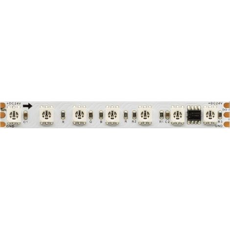Bande Led Rgb 5 M Fine Spi2 24 V 14 W/M 84 Led/M Ip20 Avec Technologie Spi Pour Un Contrôle Individuel Des Pixels - Beneito & Faure (1/2)