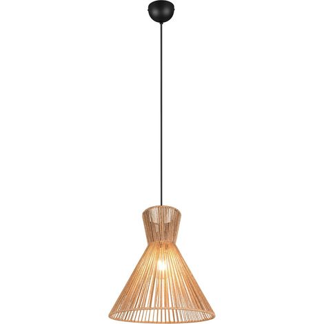 Lampada a sospensione, fibre naturali, D 35 cm, Rosalie (1/5)