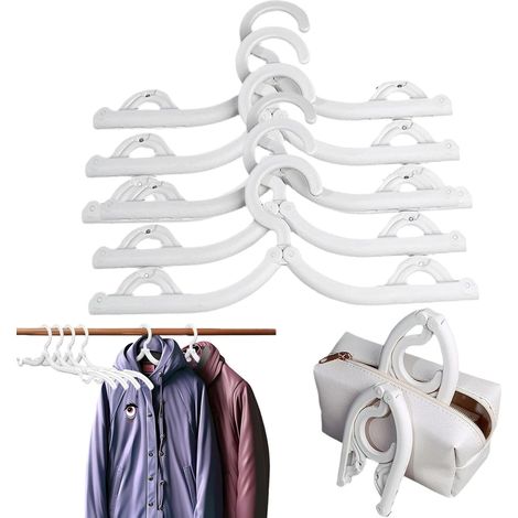 Cintres De Voyage Pliables Hanger Pliable pour vêtements Lot de 8 (1/5)