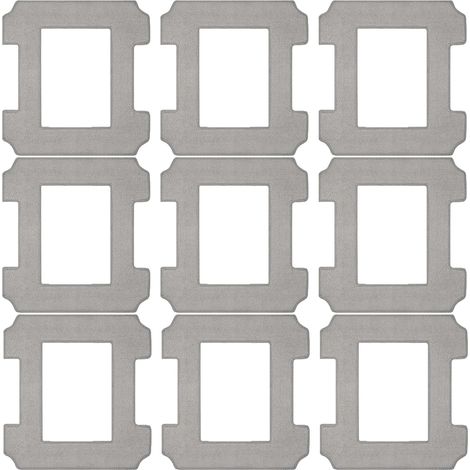 Lot de 9 chiffons de nettoyage lavables - Compatible robot lave-vitres Ecovacs Winbot W2 Omni, W1 Pro, W1 - Velunor (1/5)