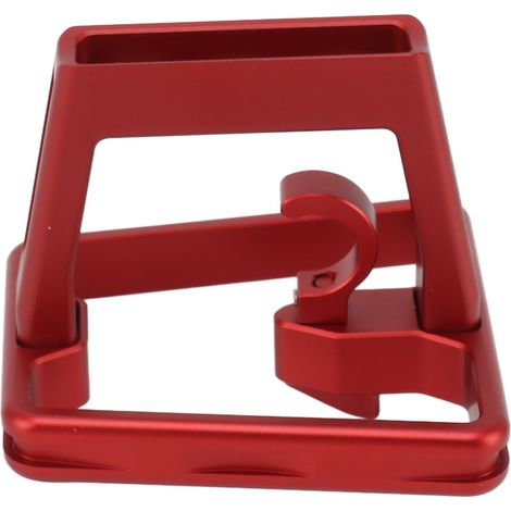 Support de porte-bagages avant en alliage d'aluminium pour vélo pliant, fixation 3 trous, adaptateur de montage avec vis, rouge (1/5)