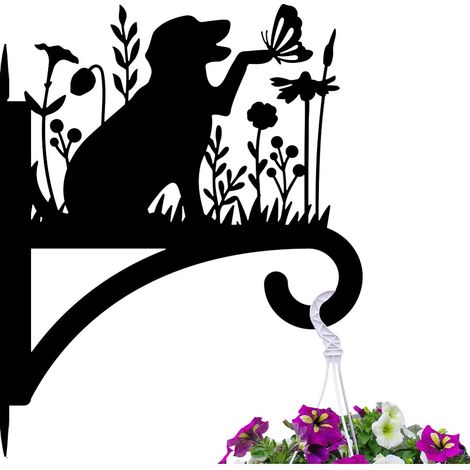 1 support mural pour plante en fer (1/5)