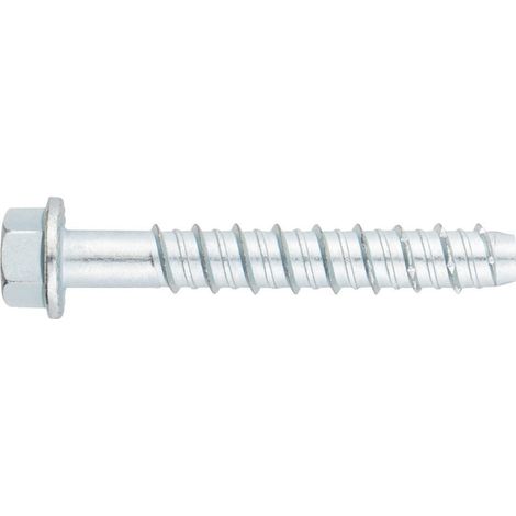 Piher Betonschraube Sechskantkopf Ø7,5 x 50mm galvanisch verzinkt 100 Stk
