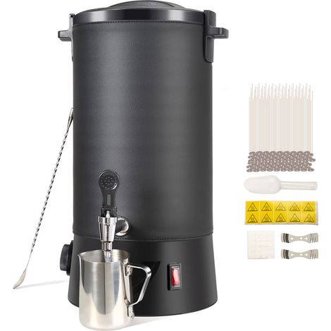 Mophorn 10 Liter elektrischer Wachsschmelzer – Ideal für die Kerzenherstellung, für den privaten oder gewerblichen Gebrauch. Hochwertiger Schmelztiegel für professionelle und Hobbyhandwerker.