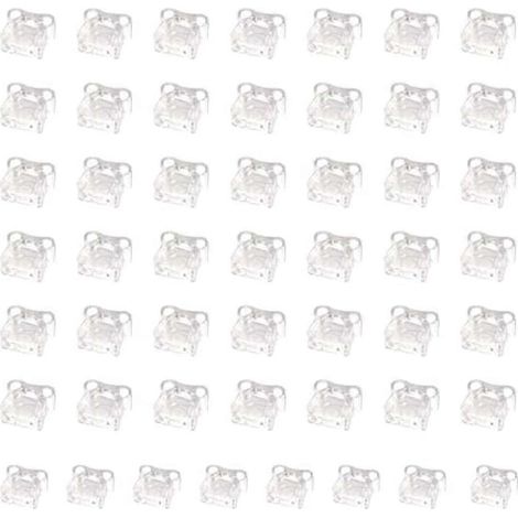 50 Stück N558471 N569446 Naglerspitzen ohne Beschädigung für DeWalt DCN680B, DCN681B, DCN680D1, DCN681D1, Transparent (1/5)