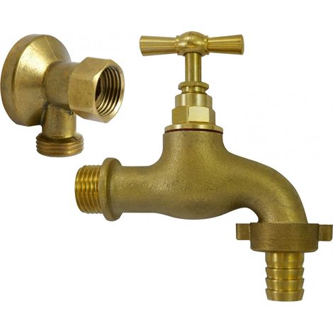 Wand- und Wasserhahn, männlich / weiblich 15 x 21 mm 15 x 21 mm QUICK PLOMBERIE