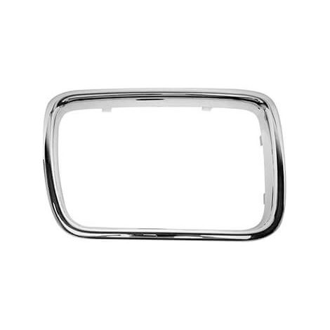 Contour grille de calandre avant central droit chromé BMW Série 5 E34 1994-1995