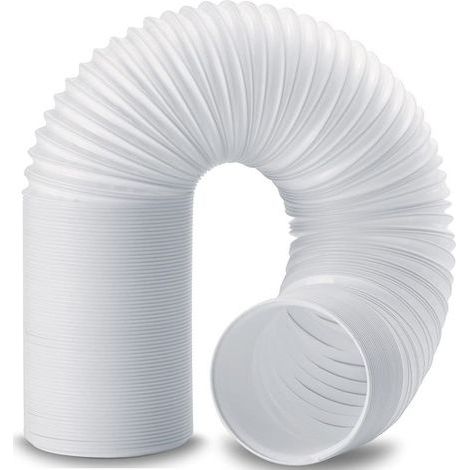 Tuyau flexible d’évacuation d’air pour climatiseur mobile 1,5 m, diamètre 15 cm, filetage gauche, compatible avec la plupart des modèles (1/5)