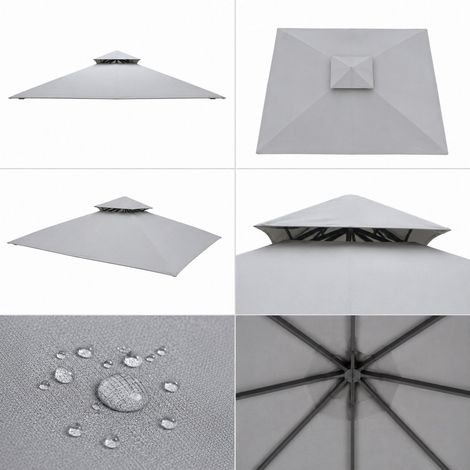 Marco Polo 4x3m Canopy - Grey