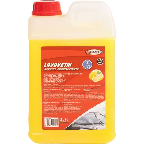 Lavavetri Deghiacciante -10° Limone 2L Pronto Uso