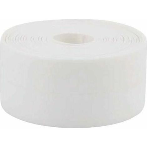 1 unidad de cinta de sellado autoadhesiva impermeable y resistente al moho para baño y cocina, cinta de sellado de PVC para ventanas/inodoros. (1/4)
