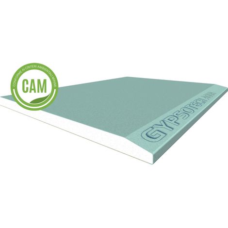 5 Pannelli in Cartongesso Gypsotech AQUA EH2 - 1,20 m x 2,00 m - Spessore 12,5 mm (1/2)
