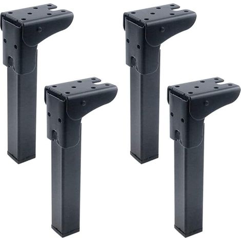 YIDOMDE 4 Pcs Pieds de Table Pliants en épingle à Cheveux, Charnières Autobloquantes, Tables Basses Modernes, Pieds de Table Pliants Pratiques, Tables de Chevet et Pieds D'ordinateur Portable(30cm) (1/5)