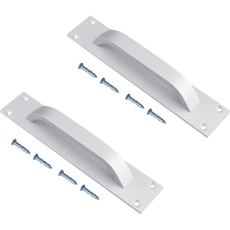Maniglia Scheunentor, 2 pezzi Maniglie per porte scorrevoli da cucina Maniglia scorrevole in alluminio Maniglia in acciaio legato per ante di mobili da cucina e armadi