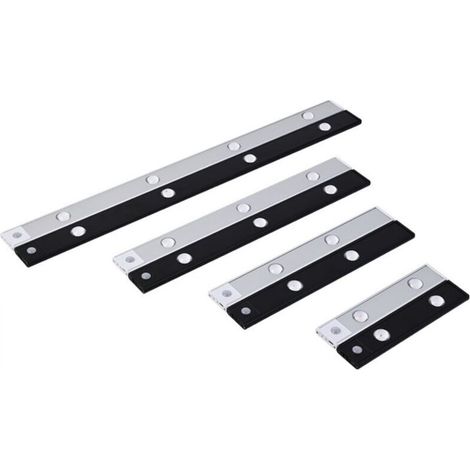Indoor wall light, 40 cm long, 40 W, black LED, dimmable 3000-6500 K, ideal for living areas (1/4)