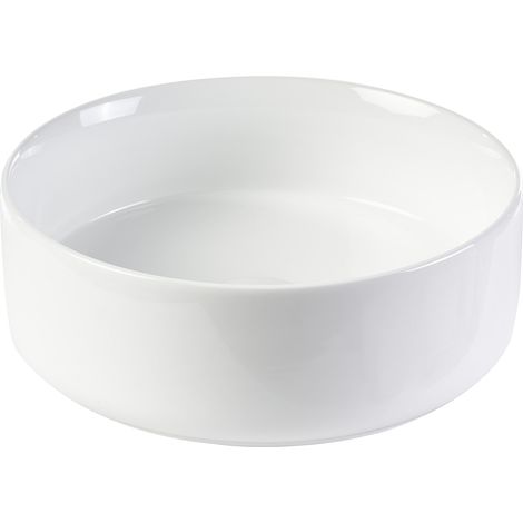 Vasque ronde en céramique blanche D31 cm MARLI (1/4)