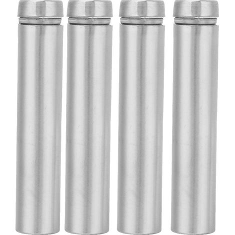 Entretoise en Verre 12  60mm en Acier Inoxydable pour Clou Creux Vis Autotaraudeuse Porte-enseignes de Magasin (12  60mm) (1/5)