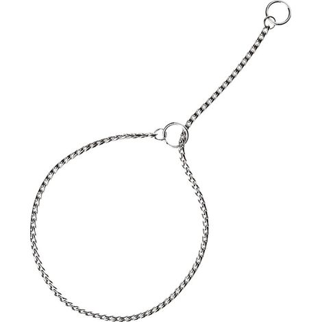 3,5 mm x 60 cm Kragen: Snake-link Edelstahl Würgehalsband für Hunde (1/2)