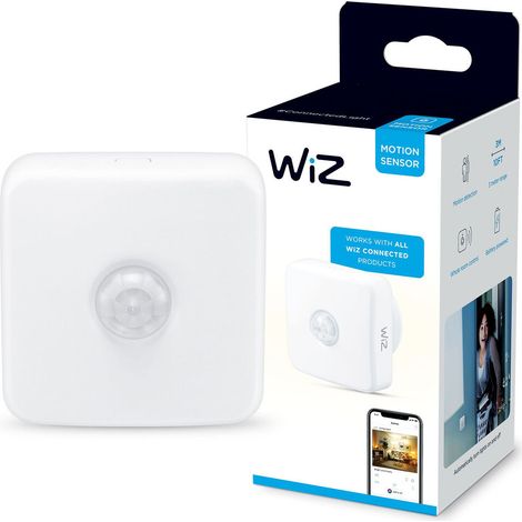 Detector de Movimiento Smart WiFi + Bluetooth WIZ Blanco (1/5)