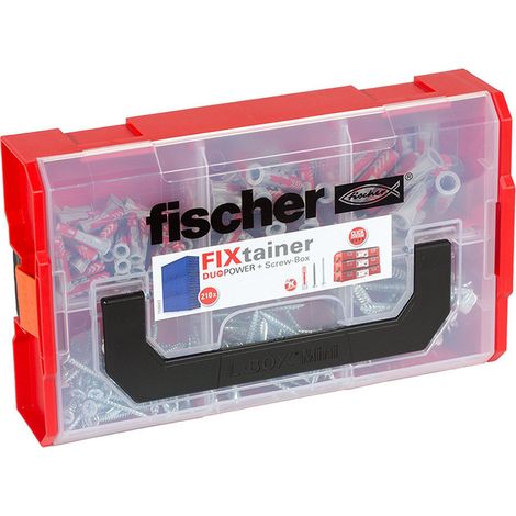 FIXtainer DUOPOWER Con vite - Valigetta tasselli