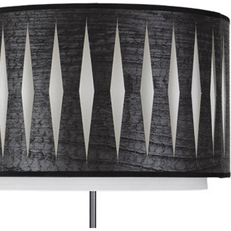 Sobremesa Alto Alexandra 1xe27 Cromo/madera Negra 61x30x30 Cm (1/2)