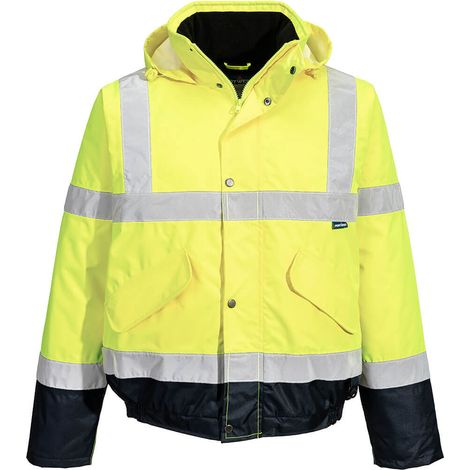 Chaqueta HV bicolor Amarillo/Marino XL (1/2)