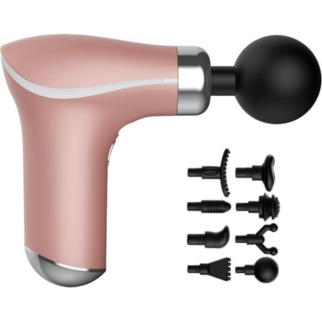 Masajeador muscular, masajeador muscular de mano con 3 velocidades, masajeadores eléctricos de espalda, masajeador muscular de percusión, máquina de masaje deportivo corporal, masajeador muscular de c (1/5)