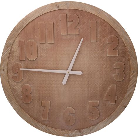 Orologio legno marrone cmø74x3