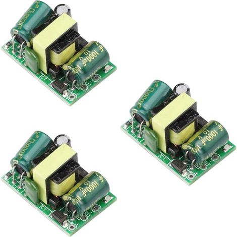 3PCS Precision AC-DC 12V400ma AC85-265 V à DC 12V Switching Module d'alimentation Convertisseur Buck 400mA 5W LED réglementé (1/5)