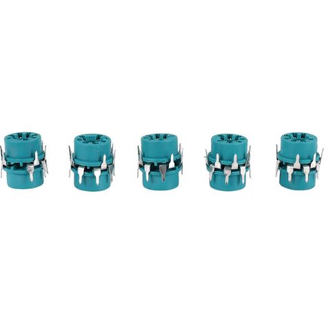 Lot de 10 supports bleus 7 broches pour tubes B&W 6J1/6Z4/6X4/12AE6/6AT6/6BK6/12AV6/6AQ6/6J5 (1/5)