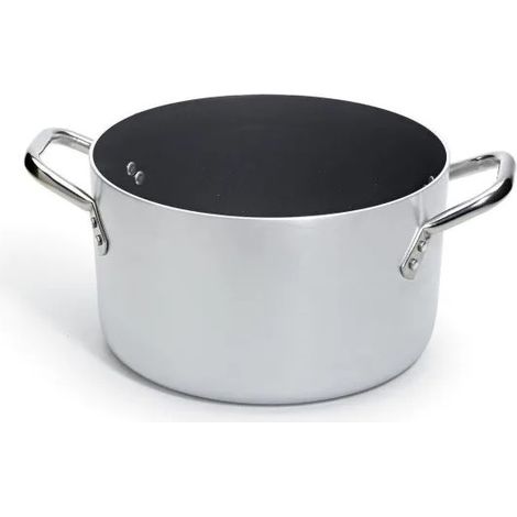 AGNELLI Casseruola Alta Alluminio Antiaderente Fasa Basic Induzione D 24 Cm (1/2)