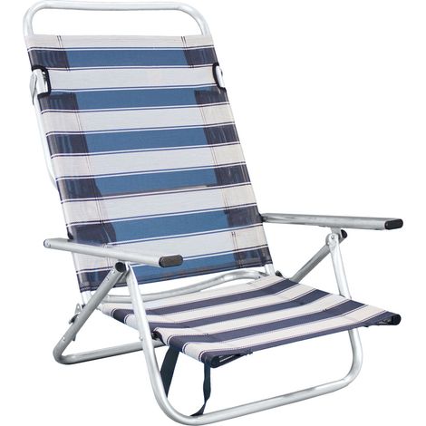 Fauteuil de plage en aluminium Maribel