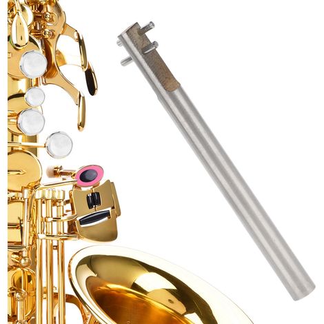 Clé à saxophone en acier argenté, outil de réparation de cache-clés réglable, accessoires pour instruments de musique (1/5)