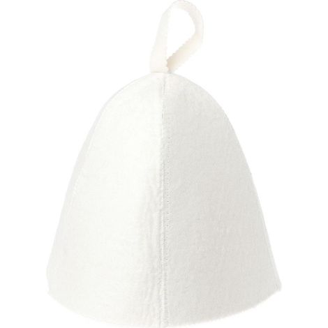 Bonnet sauna en feutre uni, style simple, bonnet de protection, accessoire décoratif pour rester au chaud en hiver-AquaForge (1/5)