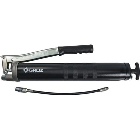INGRASSATORE PISTOLA POMPA GRASSO MANUALE A LEVA 600gr 750CC GROZ (1/5)