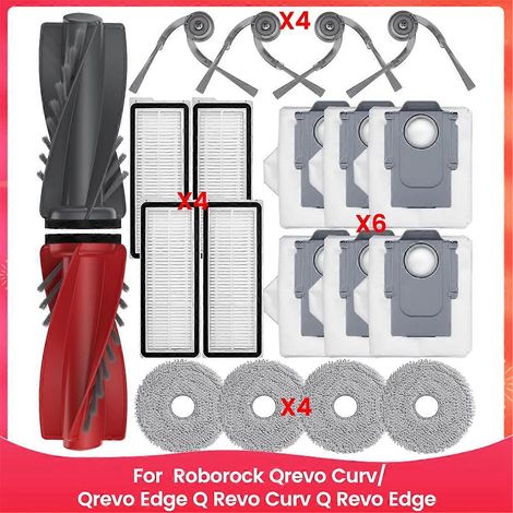 Ersatzteile für Roborock Qrevo Curv/Qrevo Edge Staubsauger, Zubehör für Q Revo Curv und Q Revo Edge Staubsauger