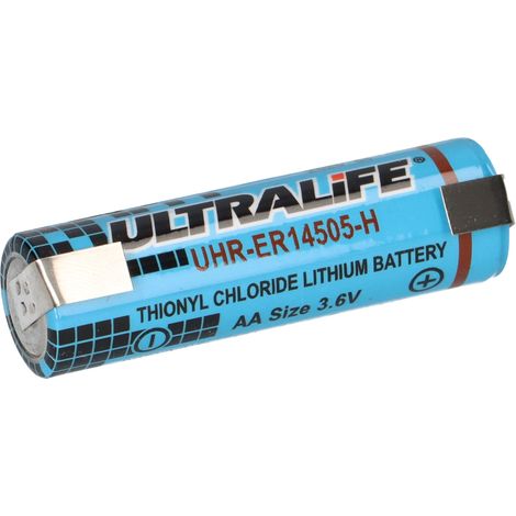 Ultralife Lithium UHR-ER14505-H LS 14500 14500 SL 760 SL 760 S AA Hochstrom 3,6V 2000mAh U Lötfahne (1/5)