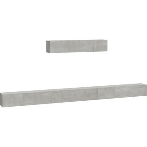 Maison Exclusive - Set de muebles de TV 6 pzas madera contrachapa