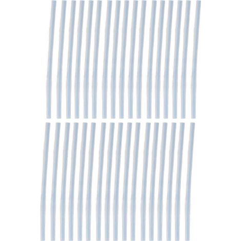 34-teiliges Heißklebestift-Set aus hochviskosem, transparentem EVA-Material (11 x 300 mm) für Spielzeugzubehör