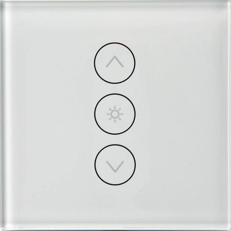 Interrupteur rétroéclairable, WiFi encastrable, Variateur d'intensité, Compatible avec Alexa et Google Home, Remplace votre interrupteur classique, Aucun hub (1/5)