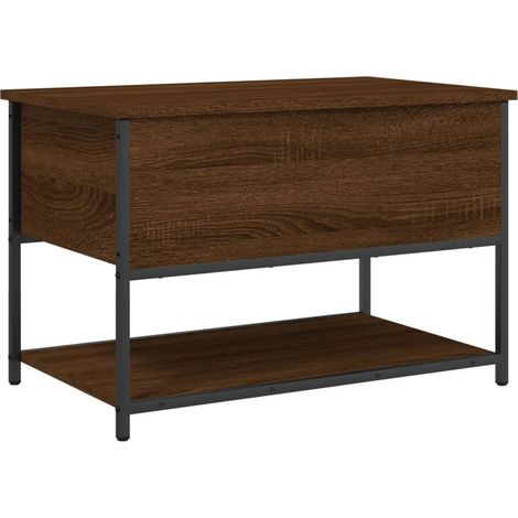 Maison Exclusive - Sitzbank mit Stauraum Braun Eiche 70x42,5x47 c