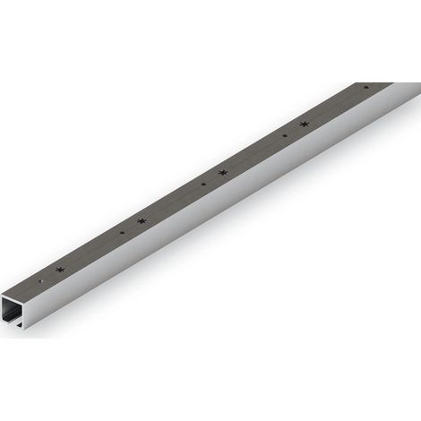 Hawa Einfachlaufschiene Hawa Porta 60/100, Alu eloxiert, gelocht, L= 2500 mm