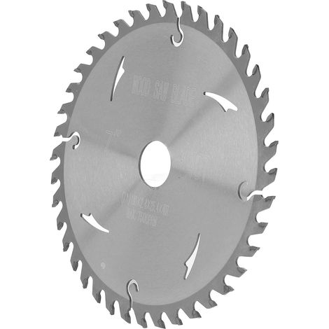 Lame de scie circulaire pour le travail du bois, à dents alternées en carbure, pour scie à onglets sur table, 7 x 40 dents (1/5)