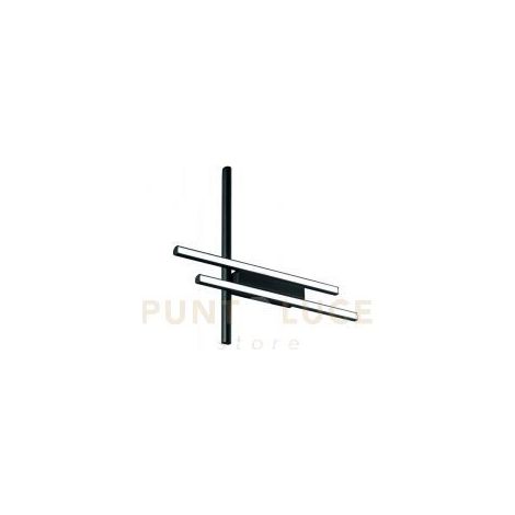 APPLIQUE MOVIDA/3 NERO A LED 3000K 1200LM 20W DIMMERABILE 50X8CM