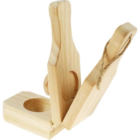 Presse à bananes en bois -Presse à purée de bananes manuelle domestique (1/5)