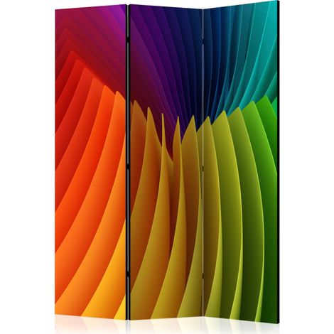 Paravent 3 Volets "Rainbow Wave" 135x172cm (1/2)