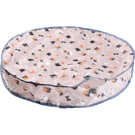 interaktiver Katzenballbezug, kreatives Jagd- und Versteckspiel-Spielzeug für Katzen zum Jagen, Trainieren und Spielen-cartton pink (1/5)