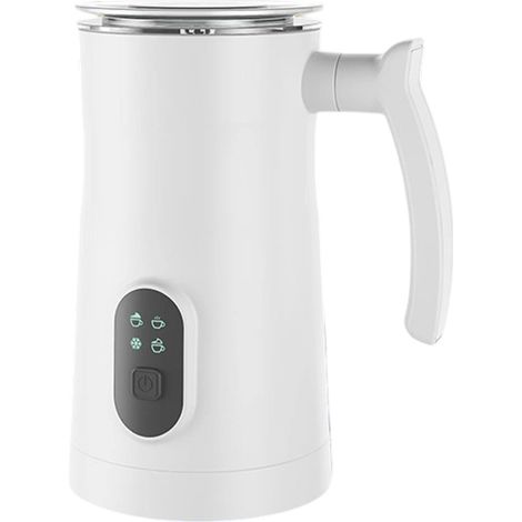 Mousseur à lait électrique 4 en 1, mousseur à lait automatique chaud et froid 350 ml pour café et latte (norme européenne)