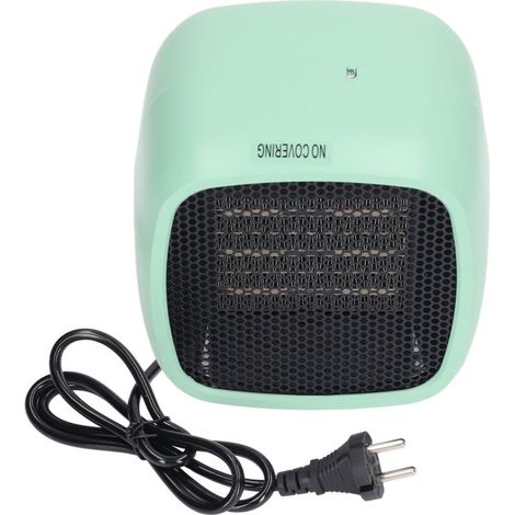 Desk Fan Heater Overheat Protection PTC Ceramic Heater Electric Space for Home Office (1/5)