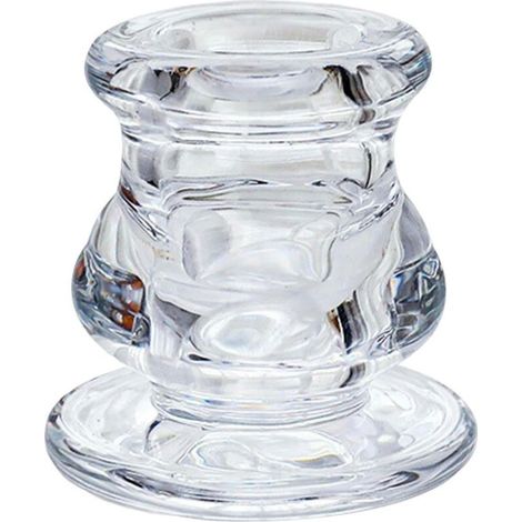 Petit bougeoir, décoration de table pour mariage ou fête, support pour table - Lisse (1/5)